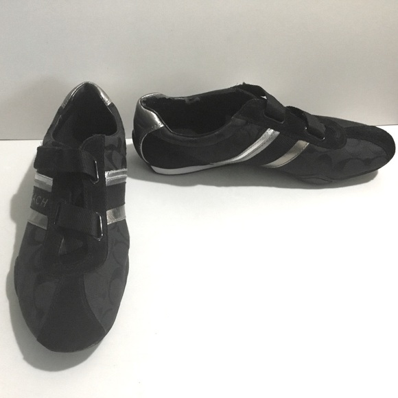 Coach Jenney Signature fabric and leather sneakers - Picture 4 of 11